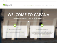 Tablet Screenshot of capana.com
